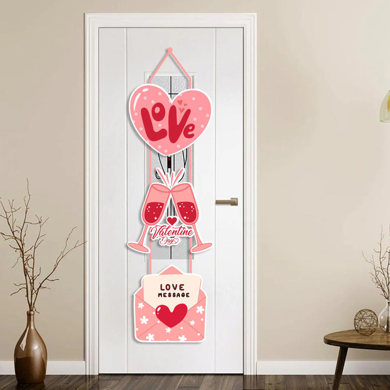 Valentine's Day Decoration Door Hanging Valentine's Day Theme Ornaments