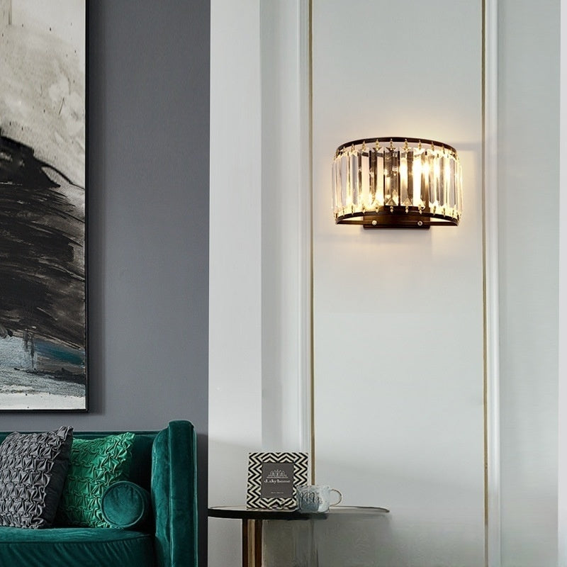 Crystal Cascade Wall Lamp - CozyWhims 