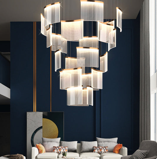 Villa Duplex Large Chandelier - CozyWhims 