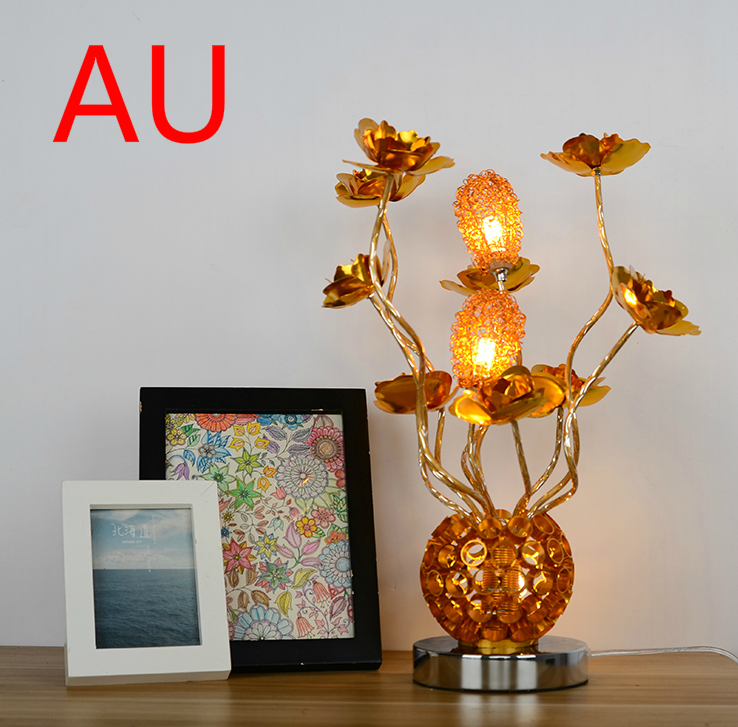 Stylish and simple modern dining table and bedside lamp - CozyWhims Golden-AU