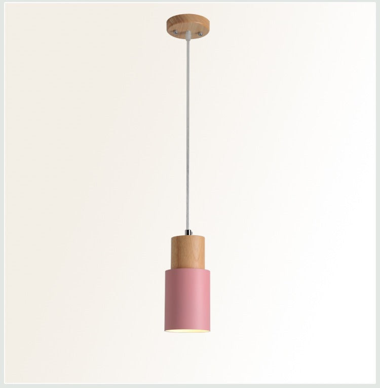 Macaron bedside chandelier - CozyWhims Pink-Warm-light