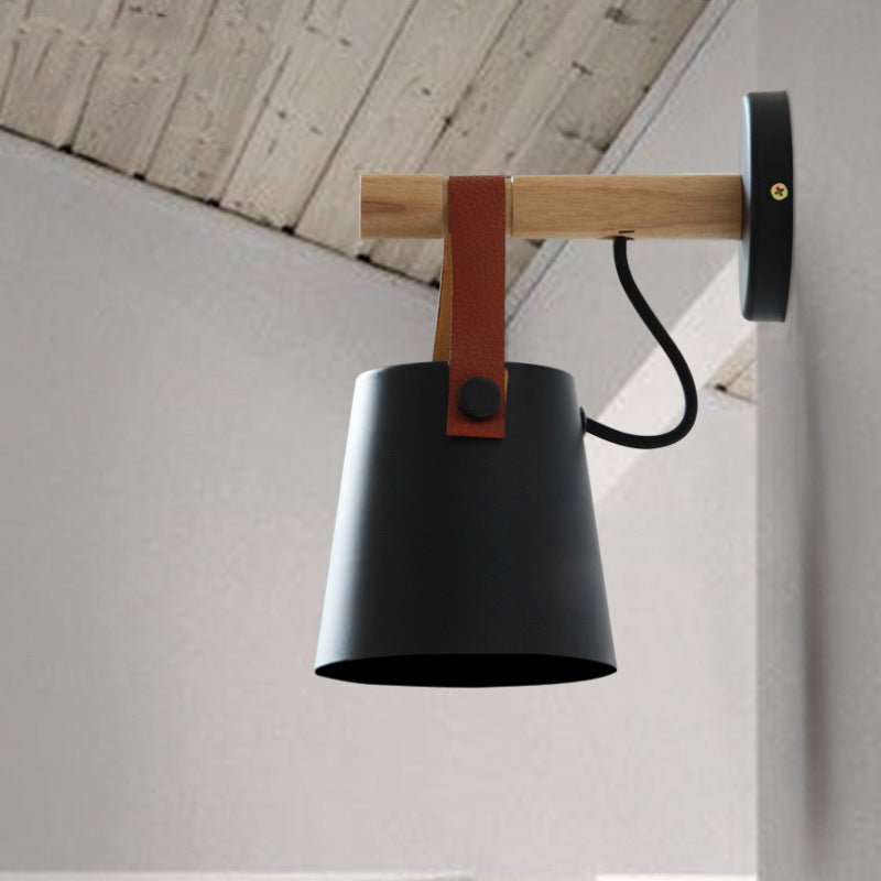 Scandinavian style wall lamp - CozyWhims Black-Warm-light