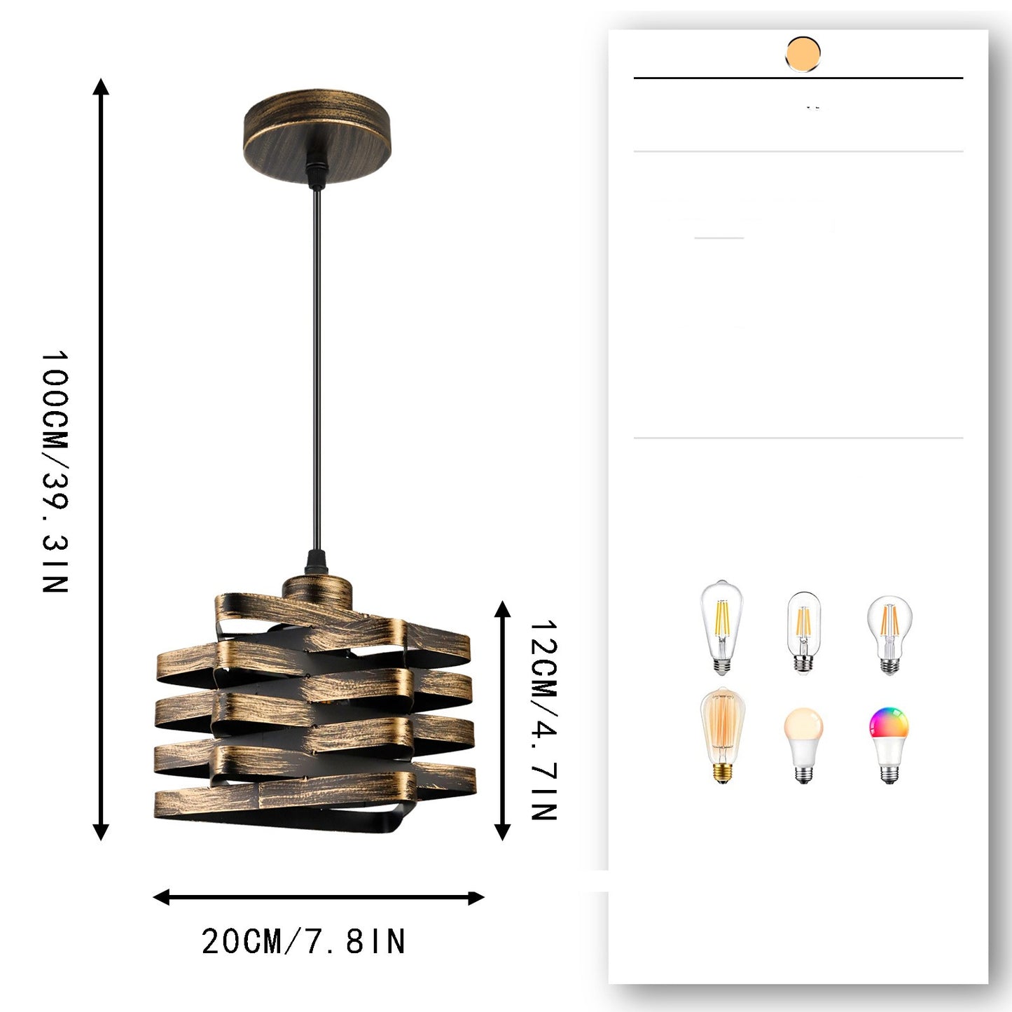 IronForge Industrial Pendant Chandelier - CozyWhims Gold