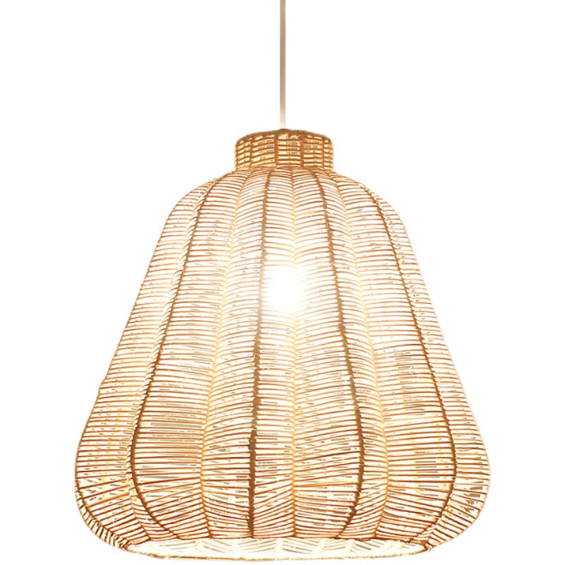 Zen Rattan Chandelier - CozyWhims J-type