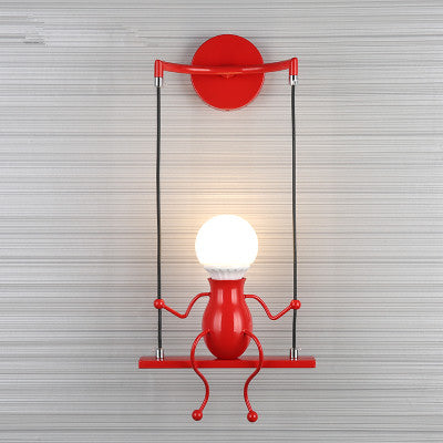 WhimsiGlow Shelf Buddy Wall Lamp - CozyWhims Cherry-Red