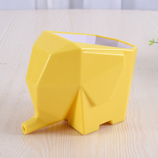 Elephant Kitchen & Bathroom Storage Box - CozyWhims Yellow