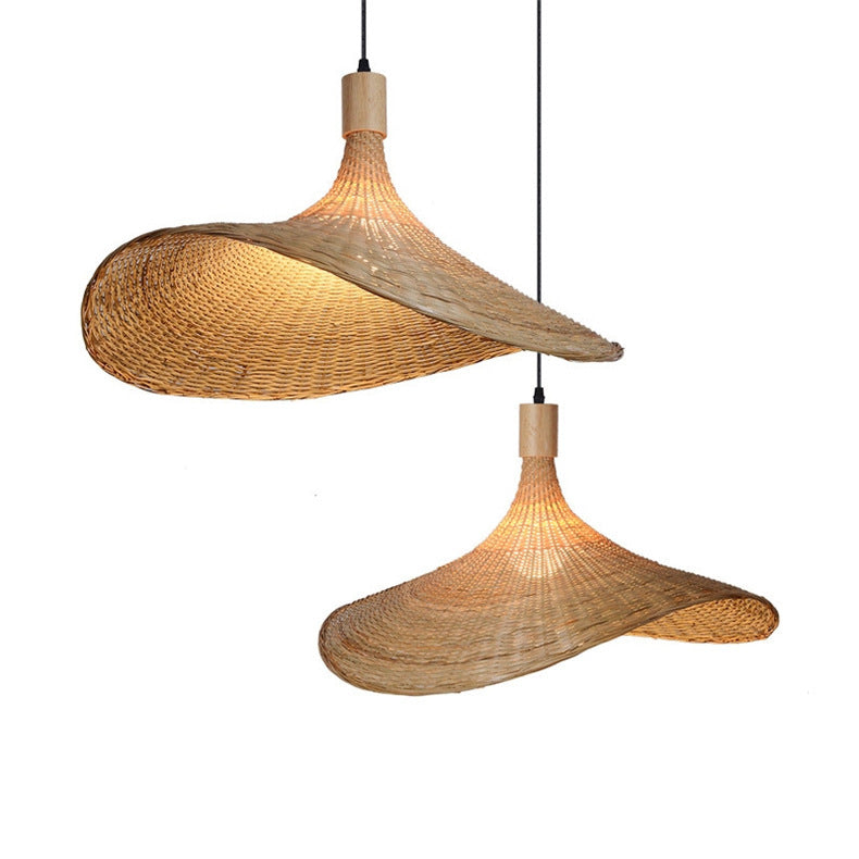 Zen Bamboo Glow Chandelier - CozyWhims 