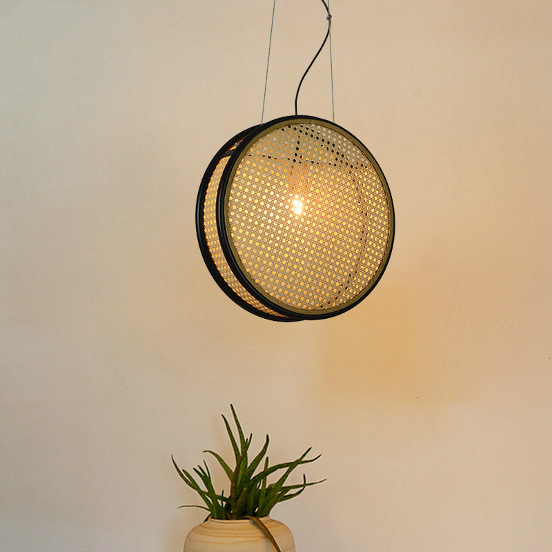 Creative Rattan Retro Lamps For Restaurant Chandelier - CozyWhims 