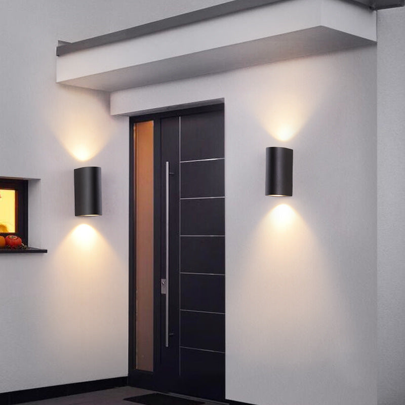 Villa outdoor balcony aisle LED waterproof wall lamp - CozyWhims 