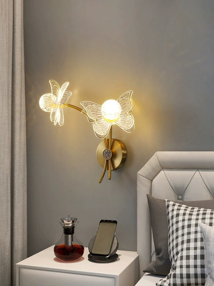 Light Luxury Bedroom Led Bedside Lamp - CozyWhims 