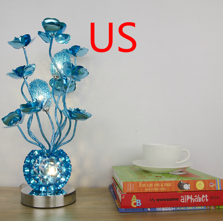 Stylish and simple modern dining table and bedside lamp - CozyWhims Blue-US