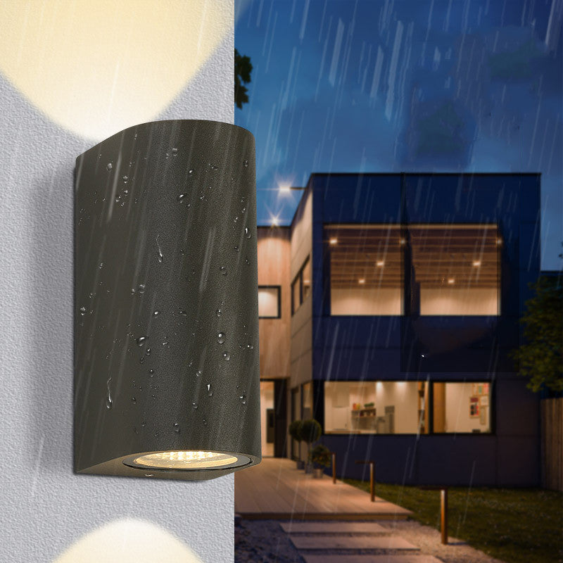 Villa outdoor balcony aisle LED waterproof wall lamp - CozyWhims 