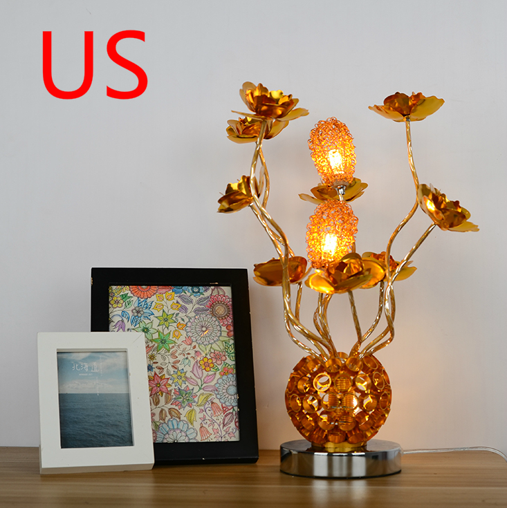 Stylish and simple modern dining table and bedside lamp - CozyWhims Golden-US