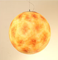 Nordic Industrial Style Moon Lamp Chandelier - CozyWhims Sun-100cm