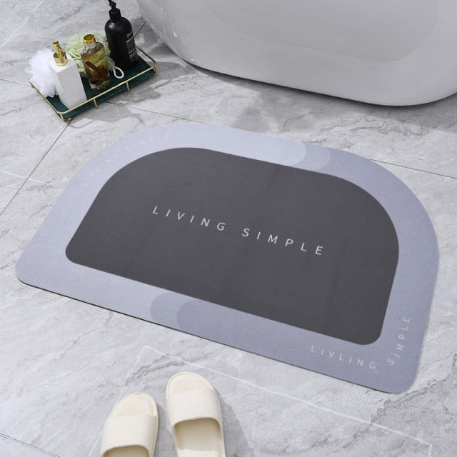 Quick Drying Bathroom Mat - CozyWhims Bath-Mat-016-50x80cm