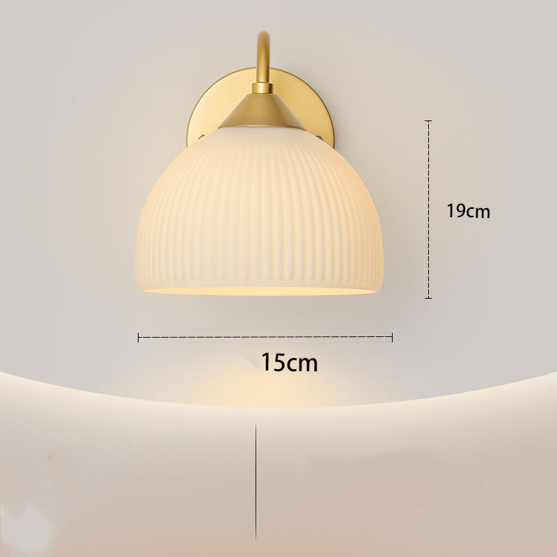 Simple Postmodern Corridor Creative Living Room Glass Lamps - CozyWhims Gold-white-Warm-light