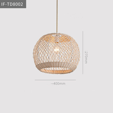 Zen Rattan Chandelier - CozyWhims Camel