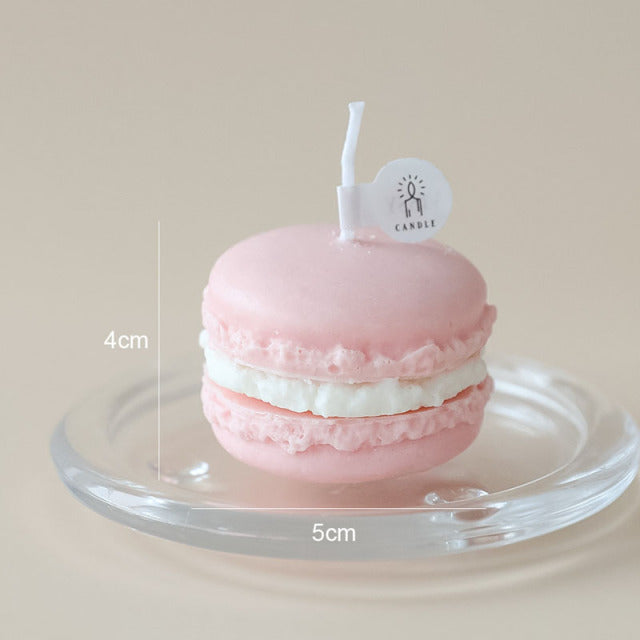 Macaroon Scented Candle - CozyWhims Pink