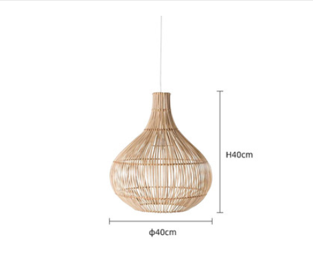 Zen Rattan Chandelier - CozyWhims Coffee