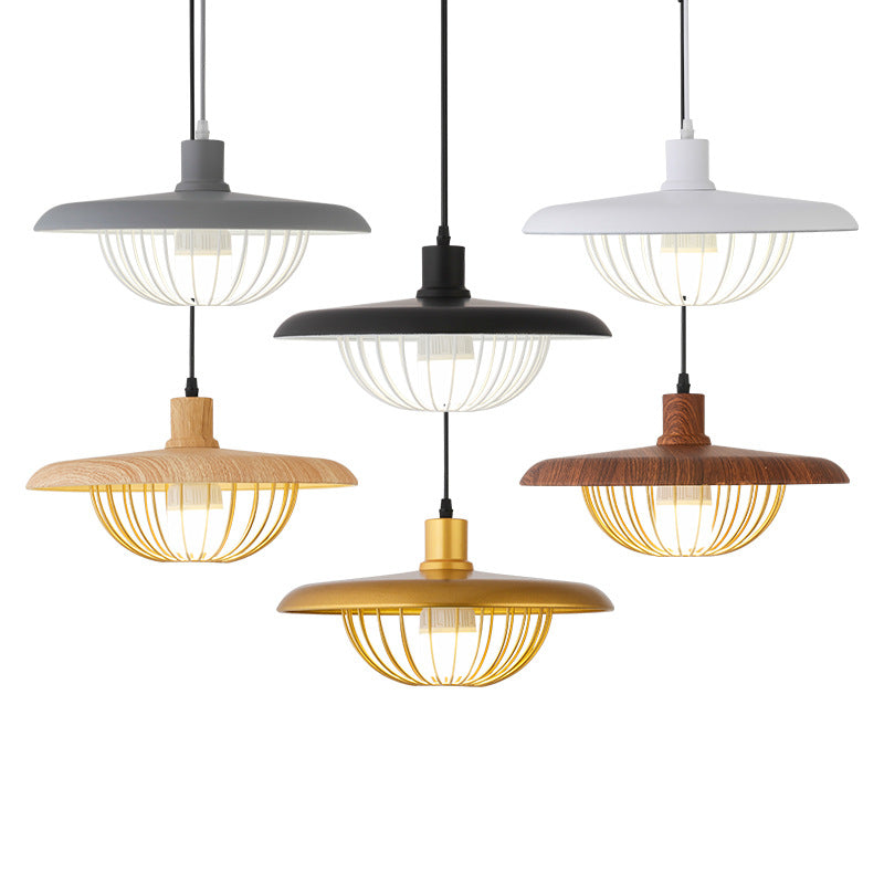 Simple Creative Macaron Led Flying Saucer Chandelier - CozyWhims 