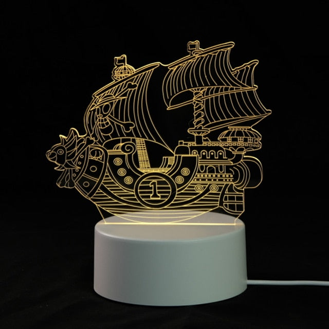 EnchantLight 3D LED Lamps - CozyWhims Sailboat