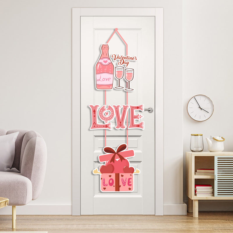 Valentine's Day Decoration Door Hanging Valentine's Day Theme Ornaments