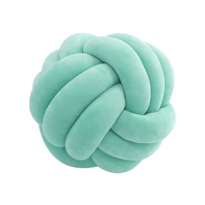 Knotted Ball Throw Pillow - CozyWhims Light-Green-20X20cm