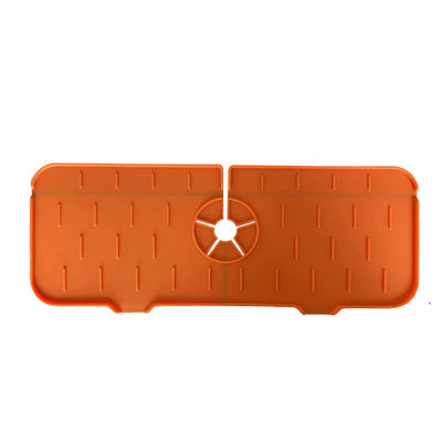 Kitchen Faucet Mat - CozyWhims Orange