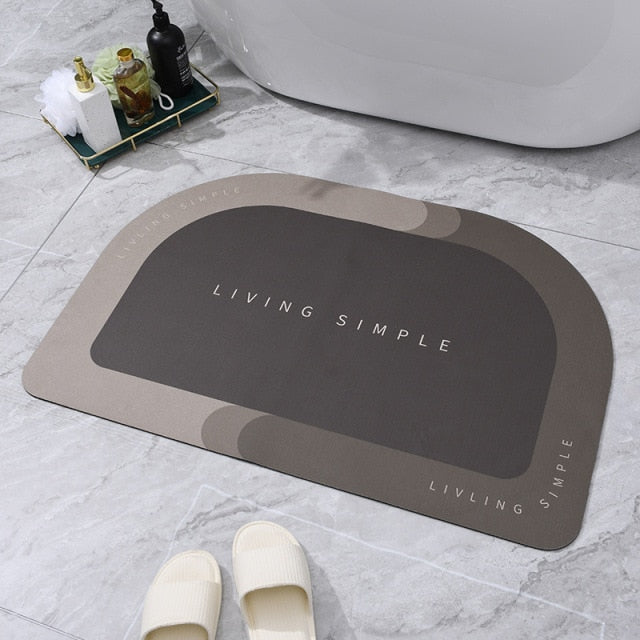 Quick Drying Bathroom Mat - CozyWhims Bath-Mat-015-45x150cm