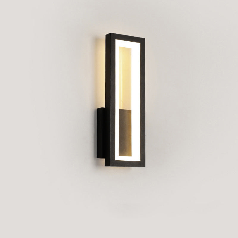 Personality Corridor Wall Light Modern Simple Living Room Background - CozyWhims Black-L-Three-color-light