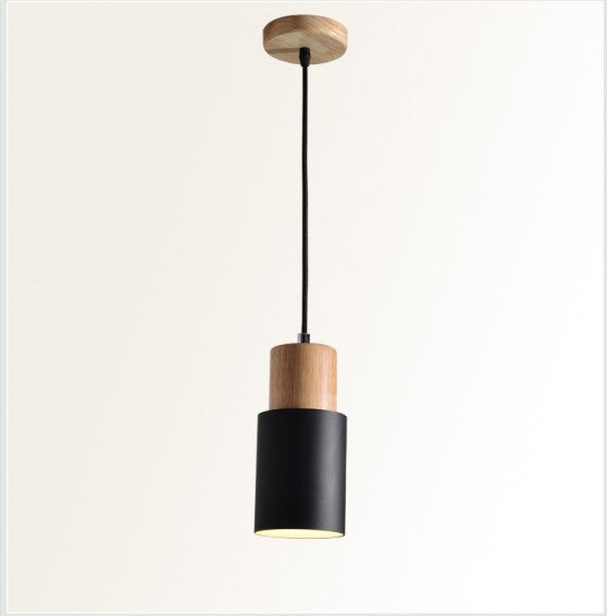 Macaron bedside chandelier - CozyWhims Black-Warm-light