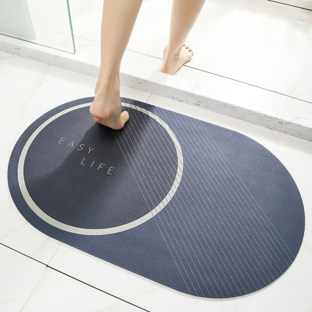 Quick Drying Bathroom Mat - CozyWhims Bath-Mat-019-50x80cm