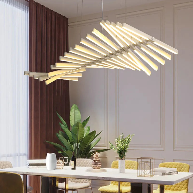 LuminaGlo Modern LED Chandelier - CozyWhims 