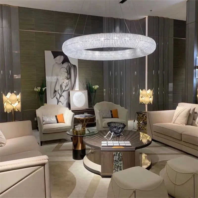 Modern Luxury CrystalAura Chandelier - CozyWhims 