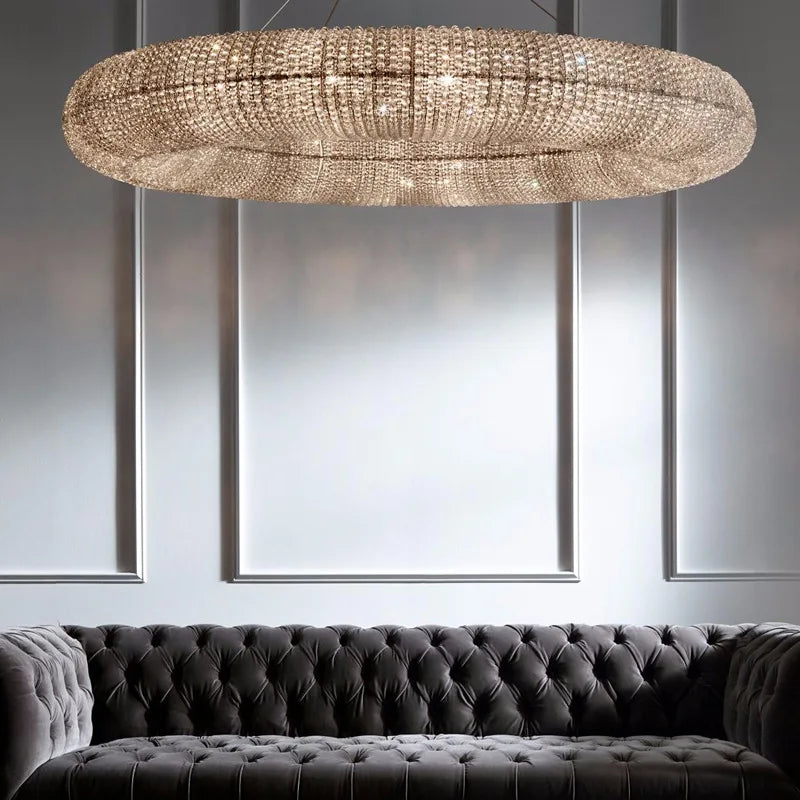 Modern Luxury CrystalAura Chandelier - CozyWhims 