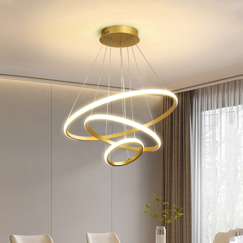 Living Room Chandelier Dining Room Lamp Intelligent Simple Household Chandelier - CozyWhims 