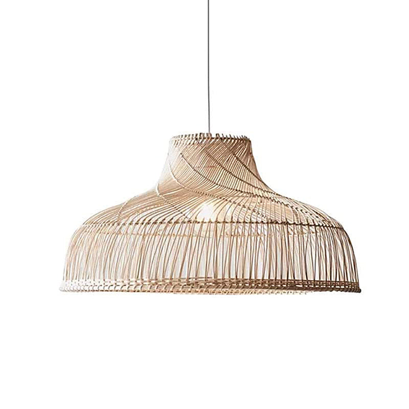 Zen Rattan Chandelier - CozyWhims I-type-diameter-60cm