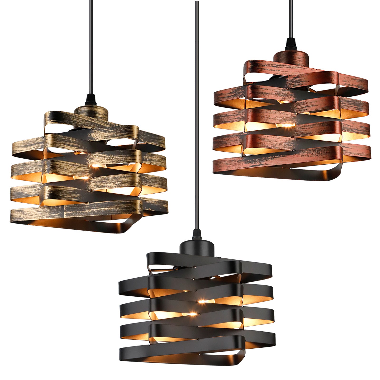 IronForge Industrial Pendant Chandelier - CozyWhims 