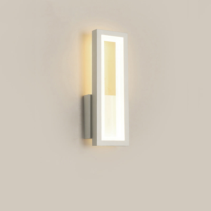 Personality Corridor Wall Light Modern Simple Living Room Background - CozyWhims White-L-Three-color-light