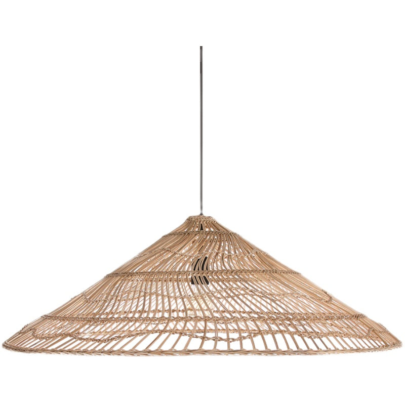 Zen Rattan Chandelier - CozyWhims F-type-diameter-70cm