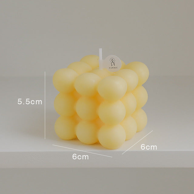 Wax Candles - CozyWhims Yellow-big