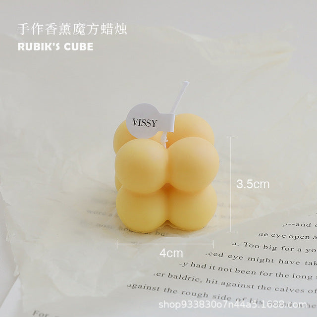 Wax Candles - CozyWhims Yellow-small