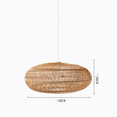 Zen Rattan Chandelier - CozyWhims C