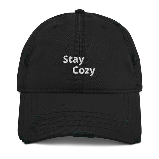 Stay Cozy Hat - CozyWhims Black