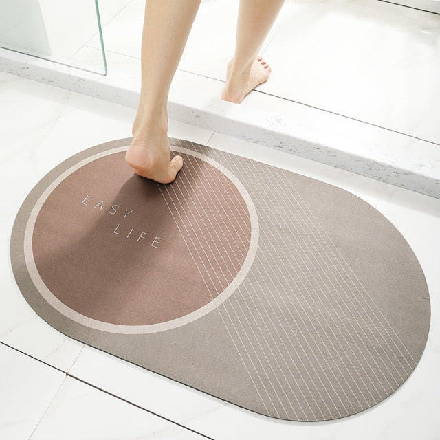 Quick Drying Bathroom Mat - CozyWhims Bath-Mat-018-45x150cm