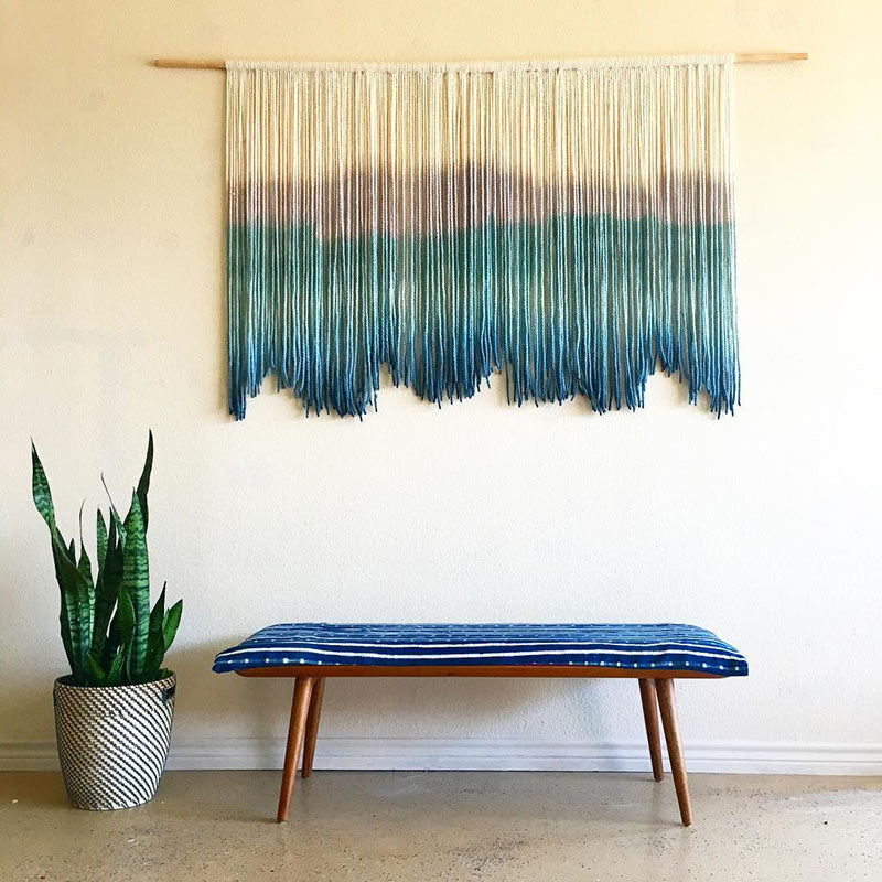 Oversized Bohemian Handmade Woven Dyed Tapestry - CozyWhims 