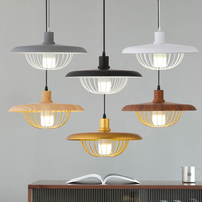 Simple Creative Macaron Led Flying Saucer Chandelier - CozyWhims 