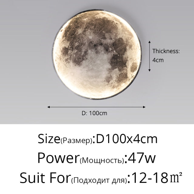 Moon LED Wall Light - CozyWhims 