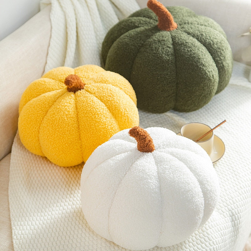 Stuffed Pumpkin Pillow Toy - CozyWhims 