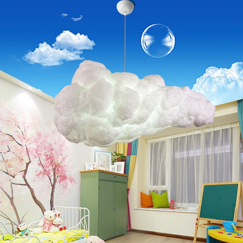 Floating Cloud Chandelier Lamp - CozyWhims 